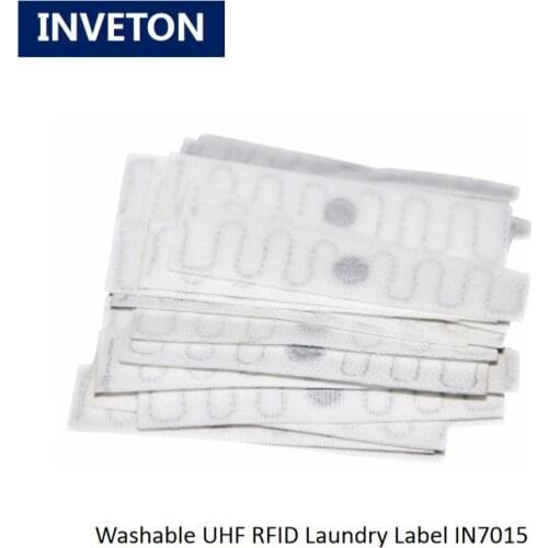 High temperature waterproof fabric textile washable UHF RFID laundry tag 860-960MHz Laundry Label Tags for Clothing dry cleaning