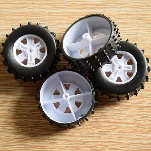 10/100PCS hole 2.5mmx47mm outside diameter Rubber wheel/Dump truck Wheel