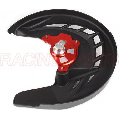 Red 15mm hub CRF X-Brake Front Brake Disc Rotor Guard Cover Protector Protection Fit CR CRF CR125 CR250 CRF250L free shipping