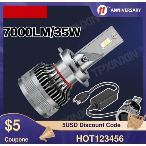2Pcs Car Headlights LED Bulbs H1 H11 9000LM 6000K Lamp H7 9005 HB3 9006 HB4 H4 9003 fog lights Bulbs Headlamp Front Fog Lights