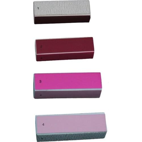 4Pcs/Set Cheap 4 in 1 Steps 4 Sides Nail Buffer And Files Block Women Girls Nail Care Art Tool Manicure Nail Buffer Block