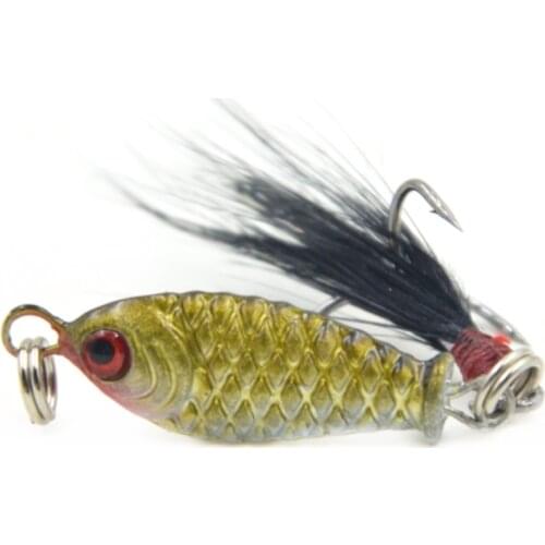 4pcs/lot Fishing Lures Lead Fish VIB Wobblers Fishing Tackle With Hooks For All Water Baits Pesca Isca Artificial 2.5cm 5.2g