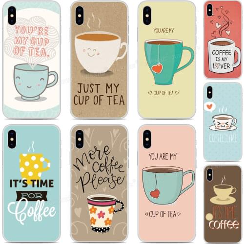 Soft TPU Funny Tea Coffee Phone Case For Alcatel 1L 1S 3L 2021 1 3C 1C 1X 1V 3V 3X 2019 1A 1B 1SE 2020 Silicone Back Cover