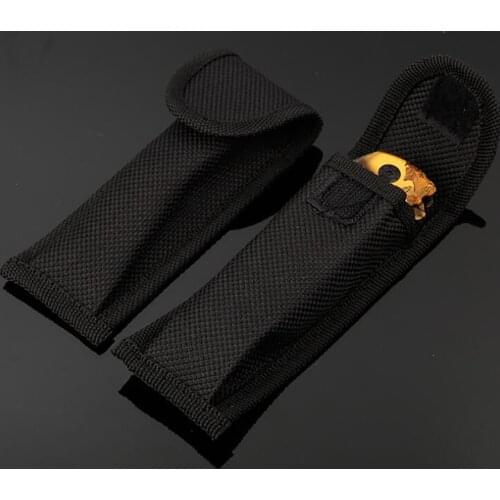 Folding Knife Sheath, Nylon Oxford Knife Guard, Universal Knife Cover Or Sleeves, Outdoor Army Knives Protectors, 14cm Long