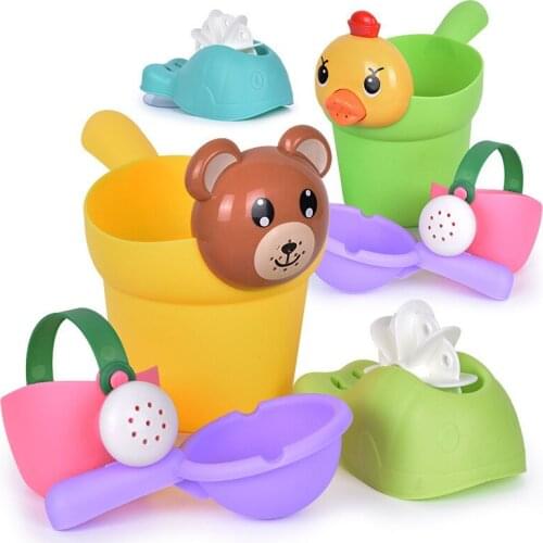 Baby Shower Bath Toys Water Spray Beach Toy Watering Bathing parent-child interactive sand playing toy education