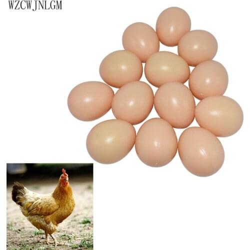 Poultry Hatching Simulation Eggs , ChickensDucks GeeseHatchingBreeding Artificial Imitation False Eggs 100pcs