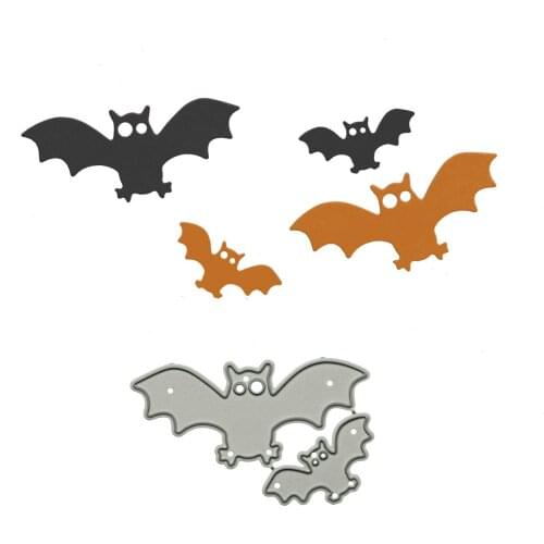 Small Size Bat Pattern Metal Cutting Dies Scrapbooking Craft Paper Cutter Mold For DIY Halloween Invitation Card