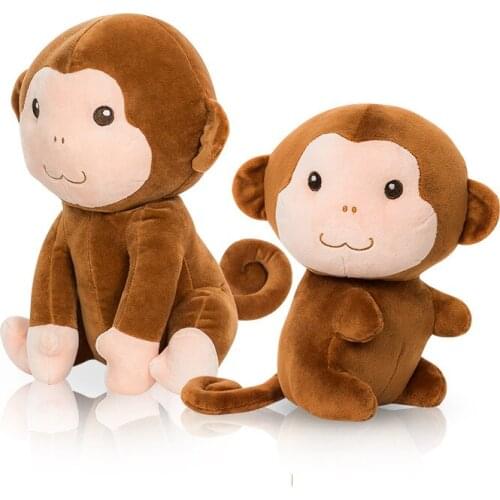 Monkey Plush Toy Sleeping Pillow Girl Ragdoll Child Cute Turning Head Monkey Large Doll Doll Doll