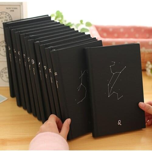 32K Twelve Constellation Paper Basis Originality Notebook Stationery diary Notepad School supplies