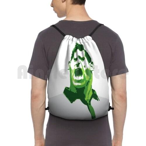 Novak Djokovic Backpack Drawstring Bag Riding Climbing Gym Bag Novak Djokovic Tennis Tennis Racket Net Grass Court Clay