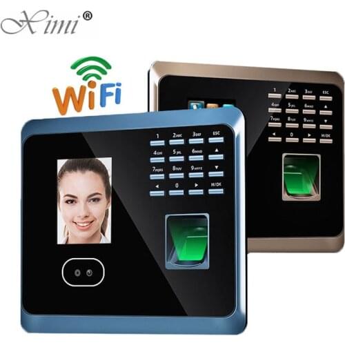UF100Plus TCP/IP WIFI Fingerprint Face Facial Recognition Time Attendance Clock Record Office Employee Attendance System