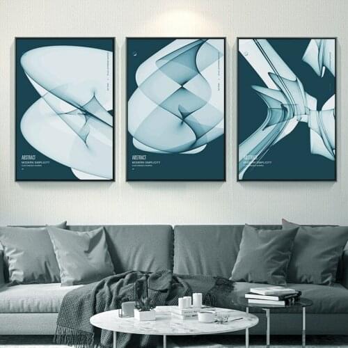 Nordic Geometric Abstract Canvas Painting Wall Art Posters and Prints Decoration Picture for Living room Scandinavian Home Decor