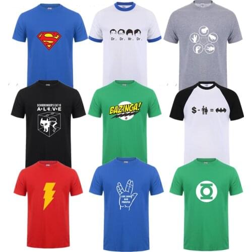 The Big Bang Theory T Shirt New Bazinga Sheldon Cooper Penny Cotton Short Sleeve Men T Shirts Cooper Geek Logo Men Clothing Top