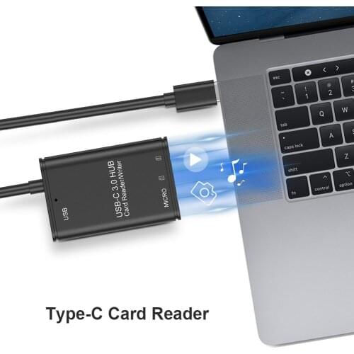 2 in 1 Memory Card Reader OTG Adapter Household Computer USB Type 3.1 C to USB 3.0 Safety Parts for PC Cellphone