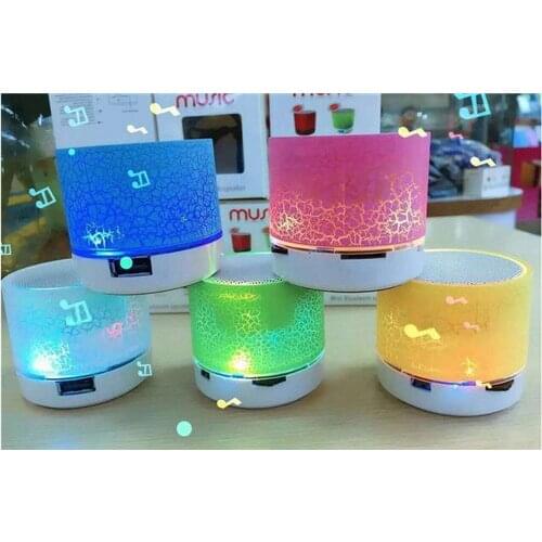 Wireles LED Mini portable S10 A9 crackle texture Bluetooth Speakers Support TF Card U disk for mobile phone Music player with re