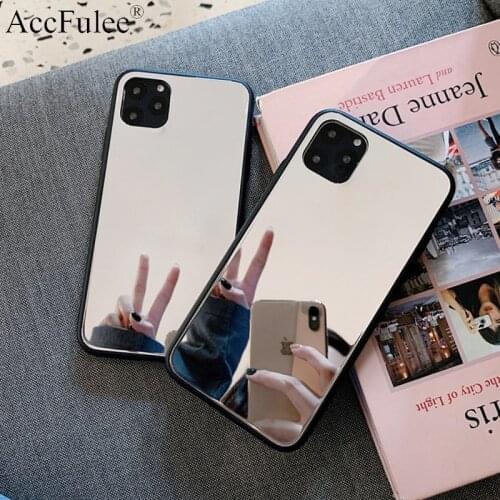 TPU Makeup Mirror Case for Huawei Nova 7 Pro 6 5T 5Z 5i 4E 3e 3i Protection Cover for Huawei Mate 40 30 20 10 Lite Acrylic Case