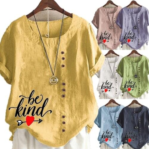 The New Summer Shirt Loose Casual Plus Size Fashion Printing Graphic Tee Women Clothing Round Neck Pullover Short Sleeve Tops