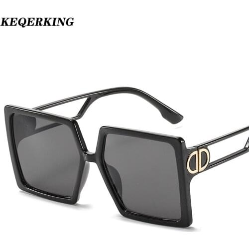 Oversized Sunglasses Women New Arrival 2020 Hight Quality Eyewear Trending Personalized Large Frame Shades Sun Glasses For Woman
