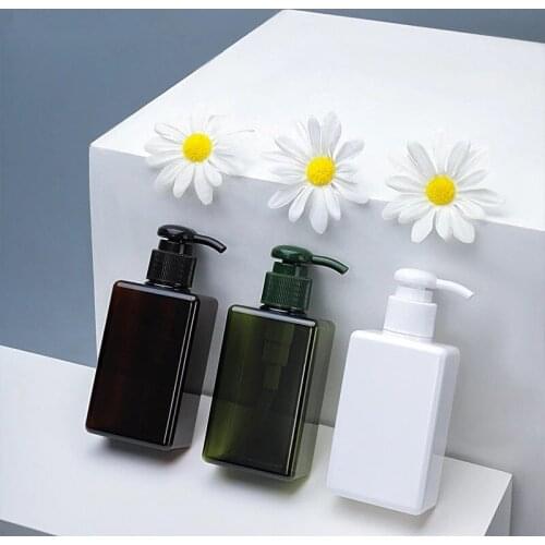 Empty 150ml Bathroom Soap Dispenser PETG Press Pump Sub bottle Shampoo Body Wash Hair Conditioner Bottles 10PCS/lot