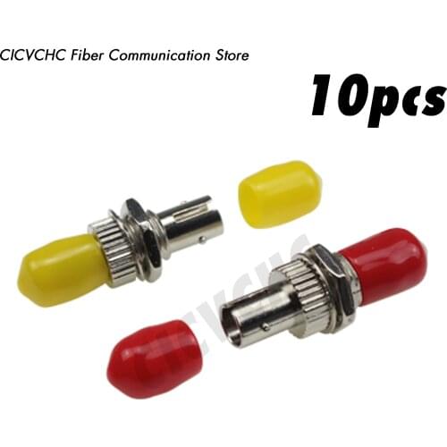 10pcs ST Simplex Optic Fiber Adapter