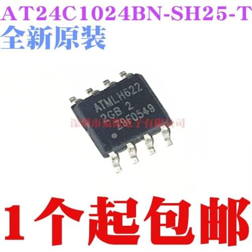 100% New&original AT24C1024BN-SH25-T AT24C1024 SOP8 In Stock