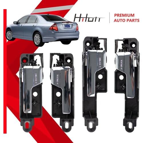 4 Doors 6E5Z-5422601-A 6E5Z5422601A For Lincoln MKZ Mercury Milan Ford Fusion Inner Inside Interior Door Handle Chrome