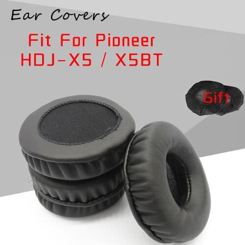 Ear Pads For Pioneer HDJ-X5 HDJ-X5BT X5 X5BT Headphone Earpads Replacement Headset Ear Pad PU Leather Sponge Foam