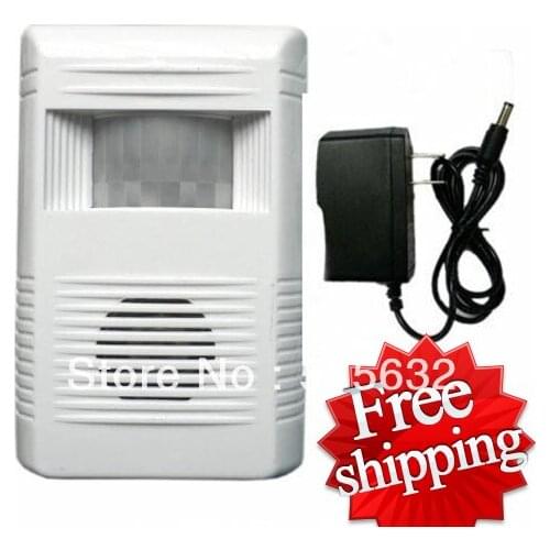 Free shipping Wireless visitor Customer door chime 8 Tune melodies Entry Alert Alarm DC12V
