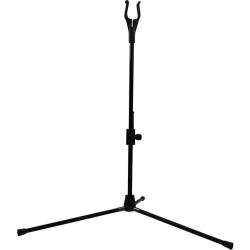 Archery Bow Stand Holder Black Color Recurve Bow Stand for Hunting Shooting Sports