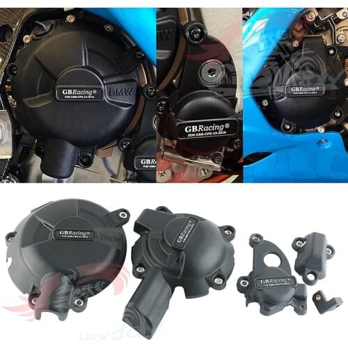 Motorcycle Engine Secondary Cover Protector Set Case for BMW S1000RR 2019-2020 for GBRacing