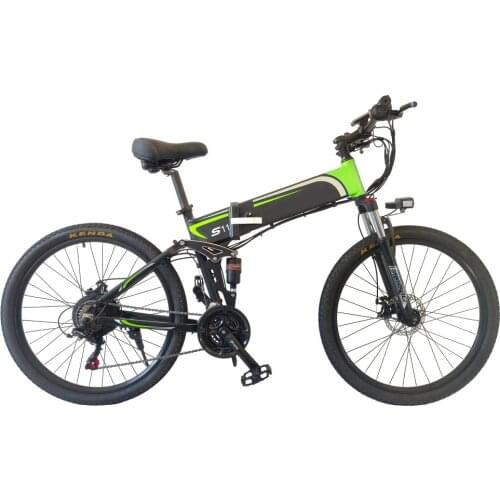 S11 E-Bike 26"x1.95" Electric Bike 500W Motor 10.4AH Lithium Battery Folding E-Bike