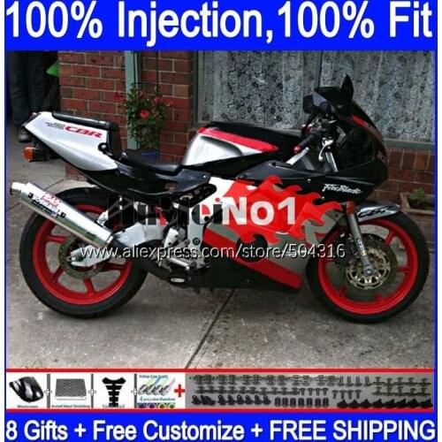 Injection OEM For HONDA CBR250RR CBR 250RR 1990 1991 1992 1993 1994 135MC.52 grey glossy CBR250 RR MC22 95 96 97 98 99 Fairing