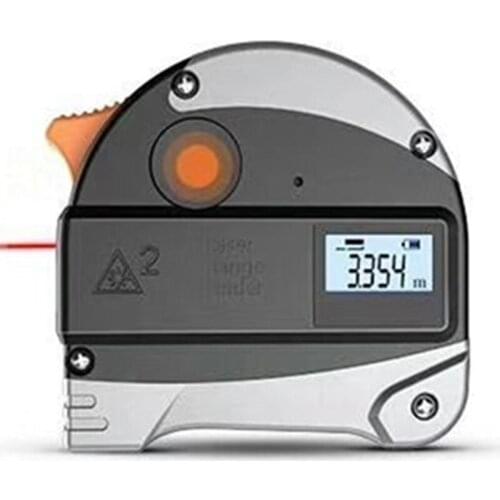 40M Laser Measuring Tape Retractable Digital Electronic Roulette Stainless Tape Measure Multi Angle Measuring Tool