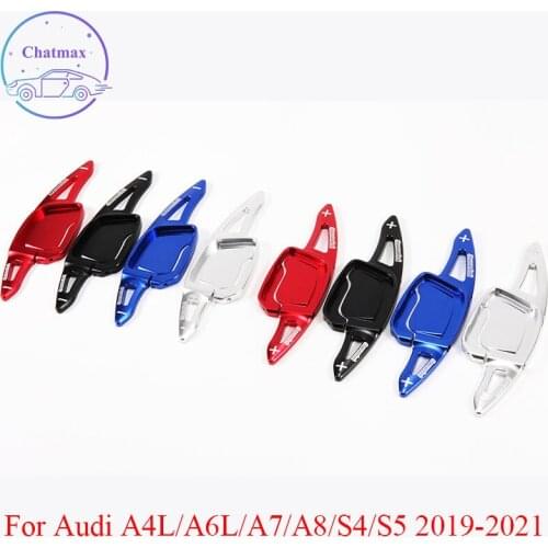 DSG For Audi A4L/A6L/A7/A8/S4/S5 219-2021 Aluminum Alloy Steering Wheel Shift Paddle Shifters Extension Interior