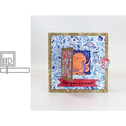 Surprise Pop Up Card Frame Metal Cutting Dies New 2021 Pop Up Frame Decorative Embossing PaperCard Crafts Die 2021