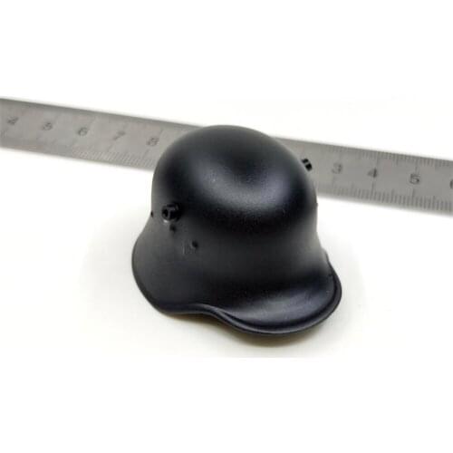 New Arrival 1/6th GM647 M32 Black Etiquette Guard of Honor Black Helmet Model For 12inch Body Doll Accessories