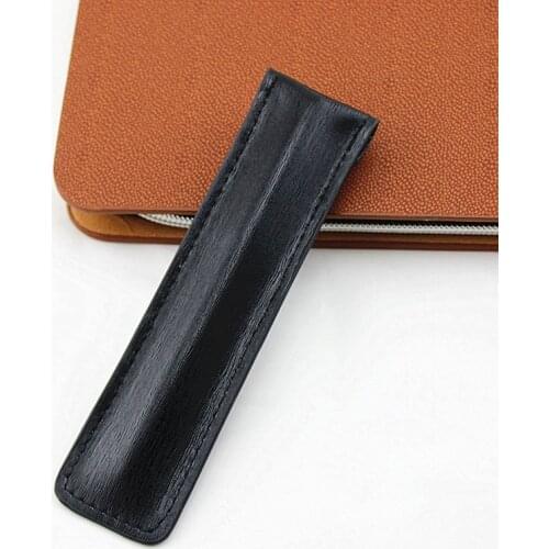 Simple Personality Single Pack Pen Pen Storage Bag Cover Anti-scratch Collision Leather Pen Set Multi-color selection