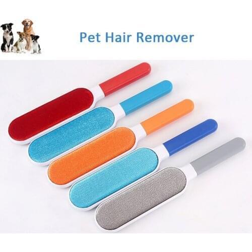Pet Cleaning Lint Roller Brush Hair Lint Remover Reusable Double-Side Cloth Fur Cleaning Brushes Portable Lint Remover