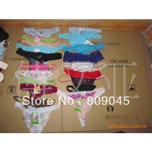 Random color size style sexy underwear/ladies panties/lingerie/bikini underwear lingerie pants/ thong intimate wear DZ0236-60pcs
