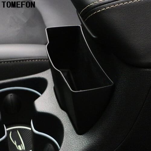 TOMEFON For Jeep Cherokee 2014-2016 Car Front Seat Armrest Box Storage Organizer Middle interior storage Box Pocket Car Styling
