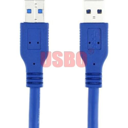 High-speed Blue 0.3M 0.6M 1.0M 1.8M 3.0M 5.0M USB 3.0 A-A male to male hard drive data cable extension cable
