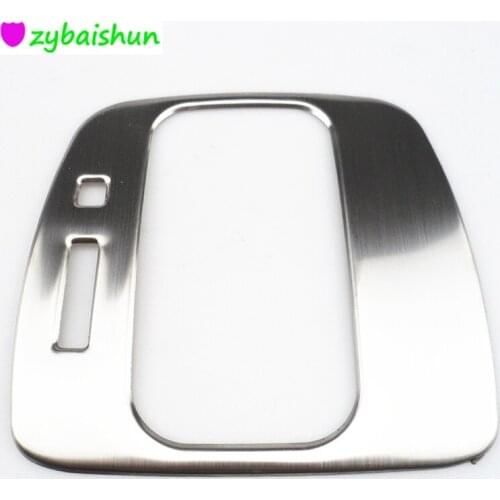 High Quality stainless steel gear panel cover decoration cover 2013 accessories for Ford Kuga Escape