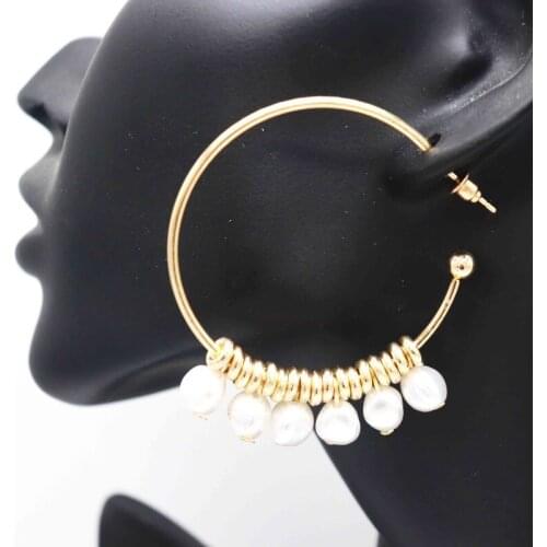 ZHONGVI Women's Gold Earrings