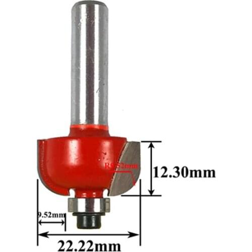 1pc 8mm Shank High Quality Cove Bit with Bearing Router Bit Cutter Woodworking Milling Cutter Wood Machine Tool MC02023