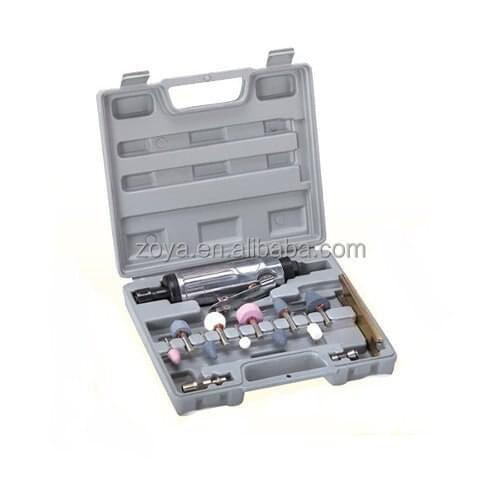 16 PCS 1/4"air grinder mini air angle die grinder kit pneumatic tool 22000 RPM