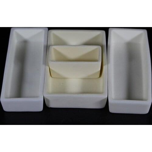 99.3% alumina crucible / 77*13*8mm/ Boat / corundum crucible / Al2O3 ceramic crucible / Sintered crucible