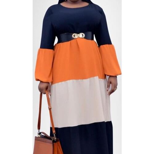 African Dresses for Women 2021 Spring Fashion African Women Printing Long Dress African Clothes