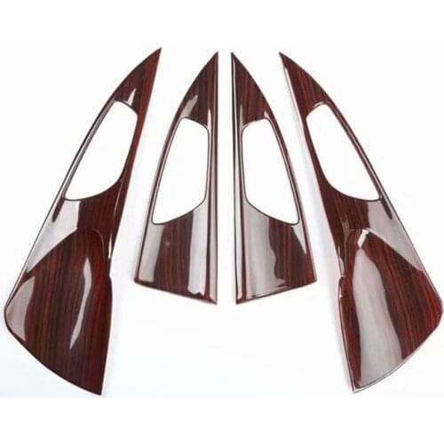 Auto Car Styling For Honda Civic 10th 2016 2017 Modified ABS Inner Door Handle Frame Stickers Accessories