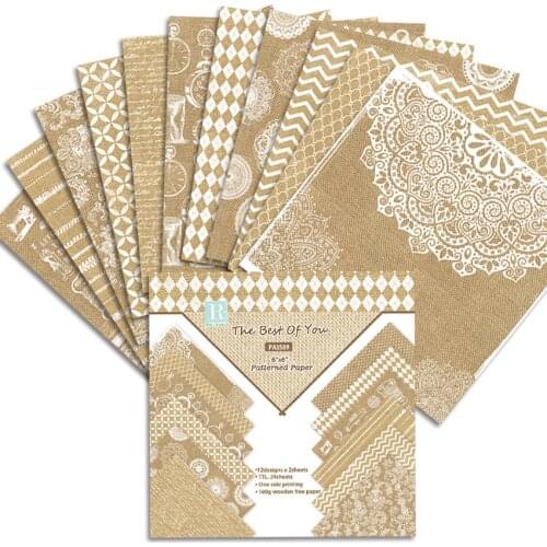 The best of you Scrapbooking paper pack of 24 sheets handmade craft paper craft Background pad Z317