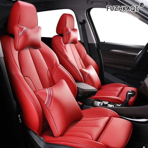 FUZHKAQI Make Custom Leather car seat covers For LIFAN 320 330 520 X60 720 620 630 530 820 X80 X50 330EV Automobiles Seat Covers